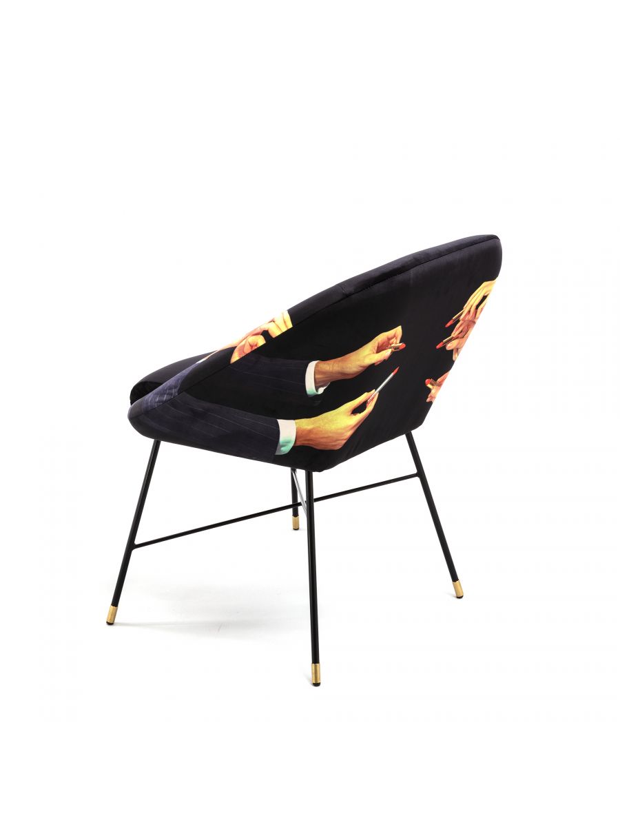 Padded Chair Lipsticks Black