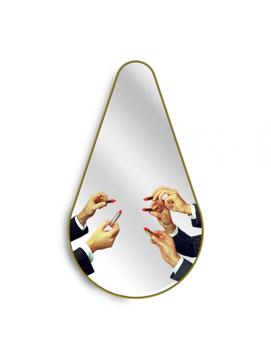 Mirror Gold Frame Pear Lipsticks