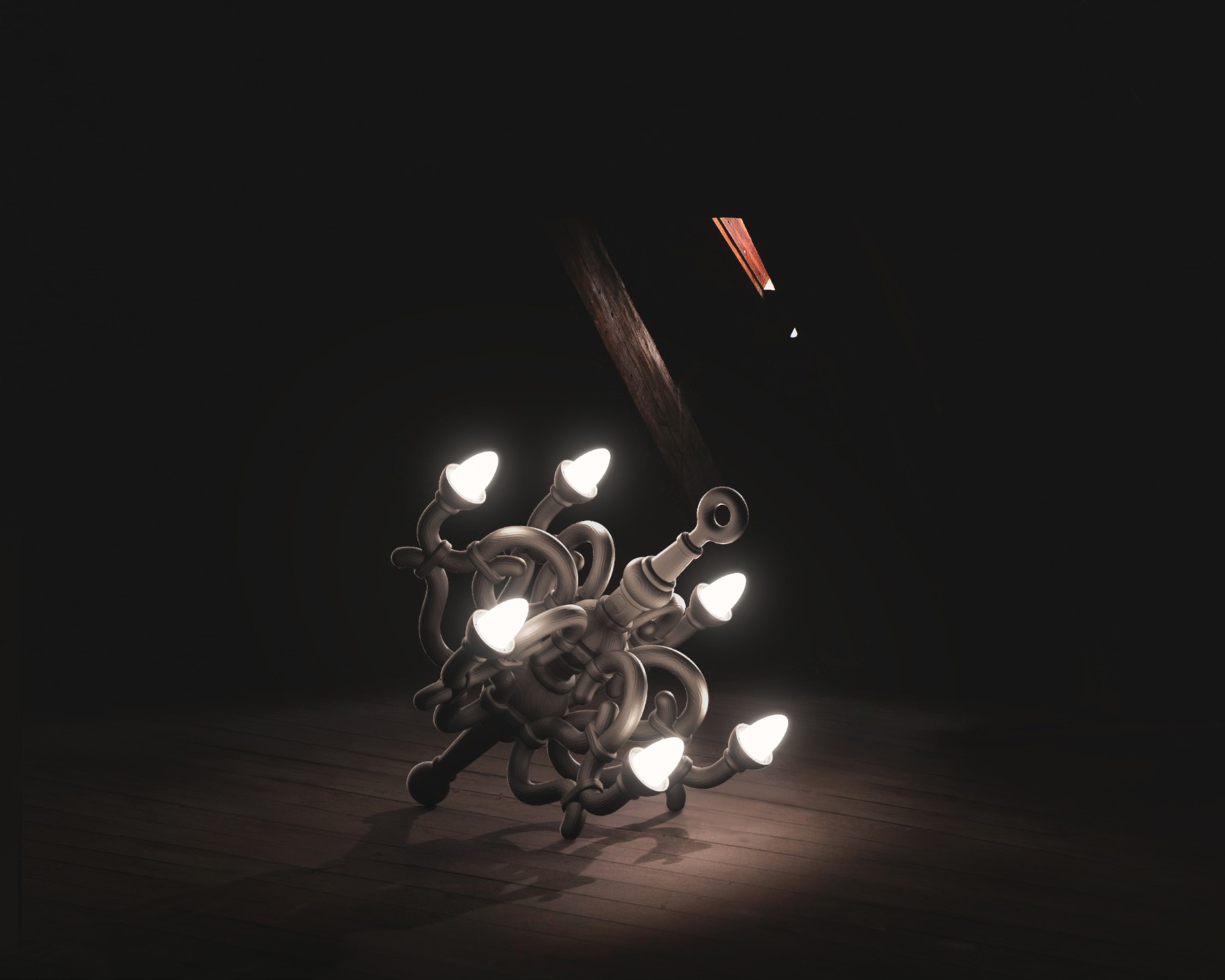 Fallen Chandelier