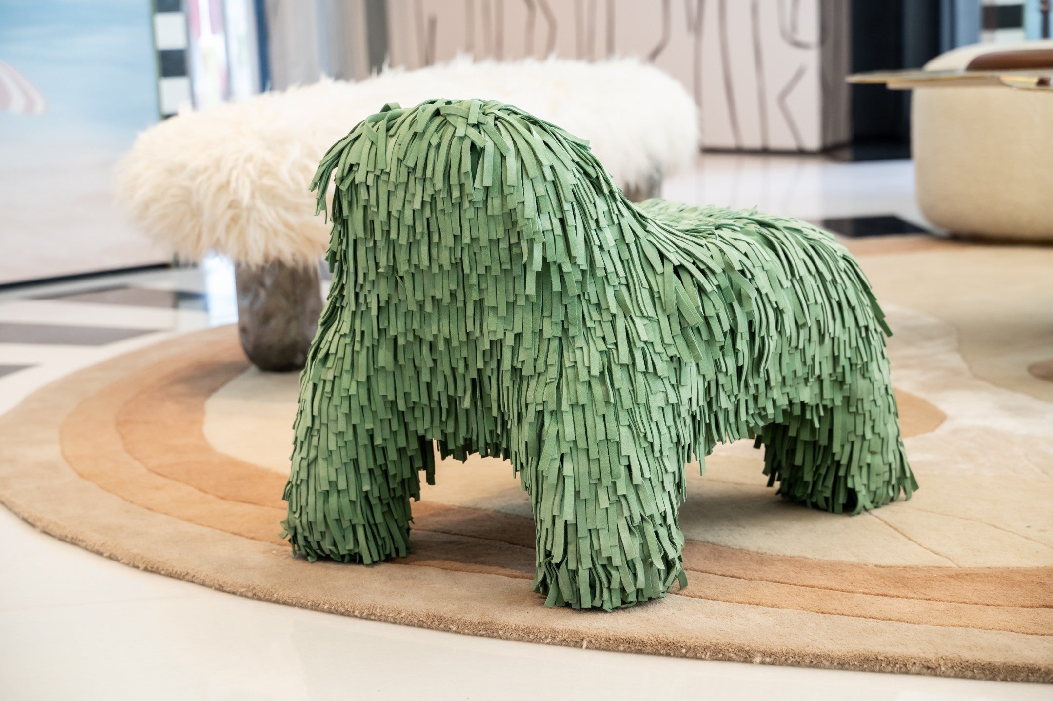 Puppy Pouffe Green