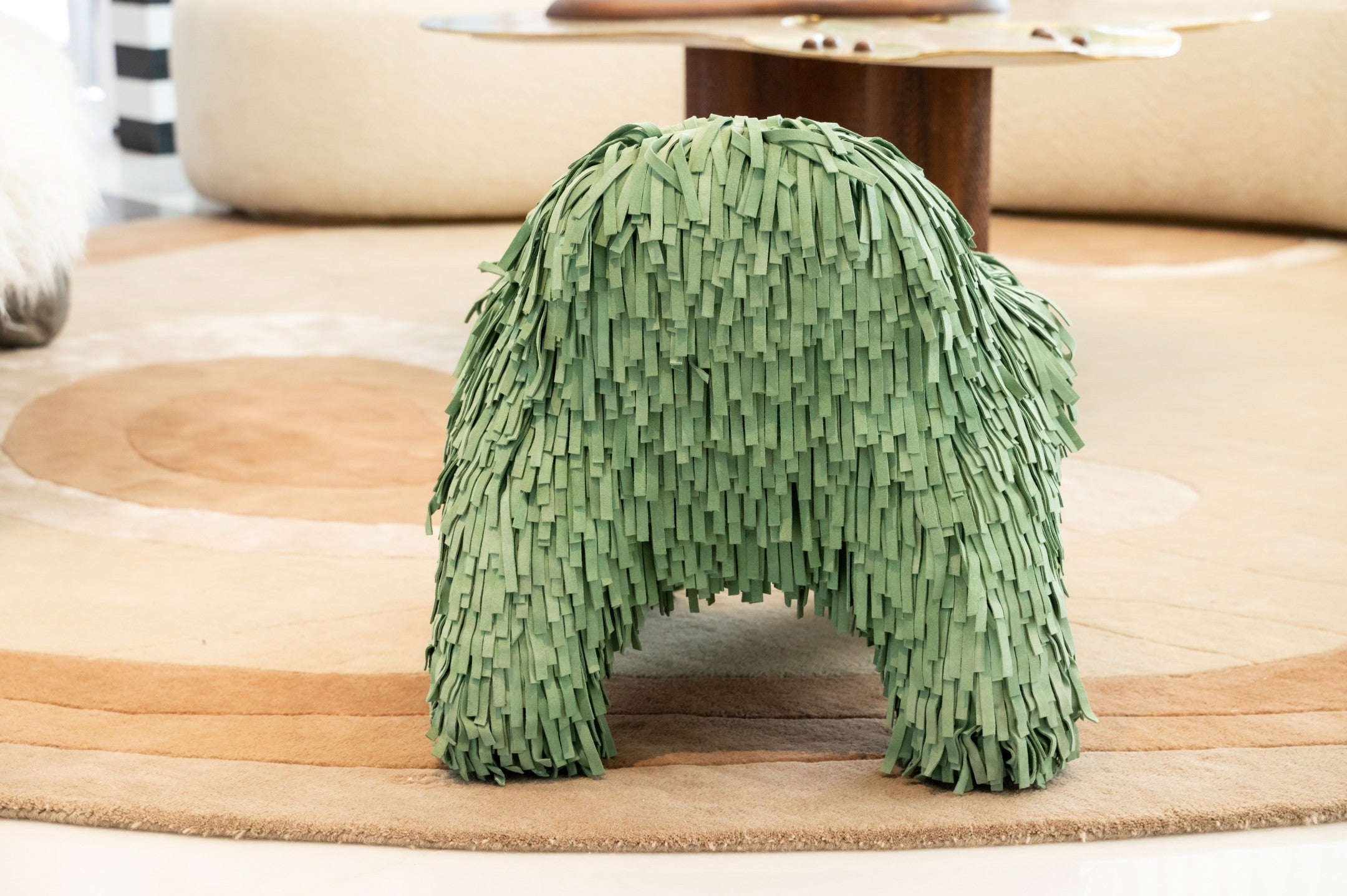 Puppy Pouffe Green
