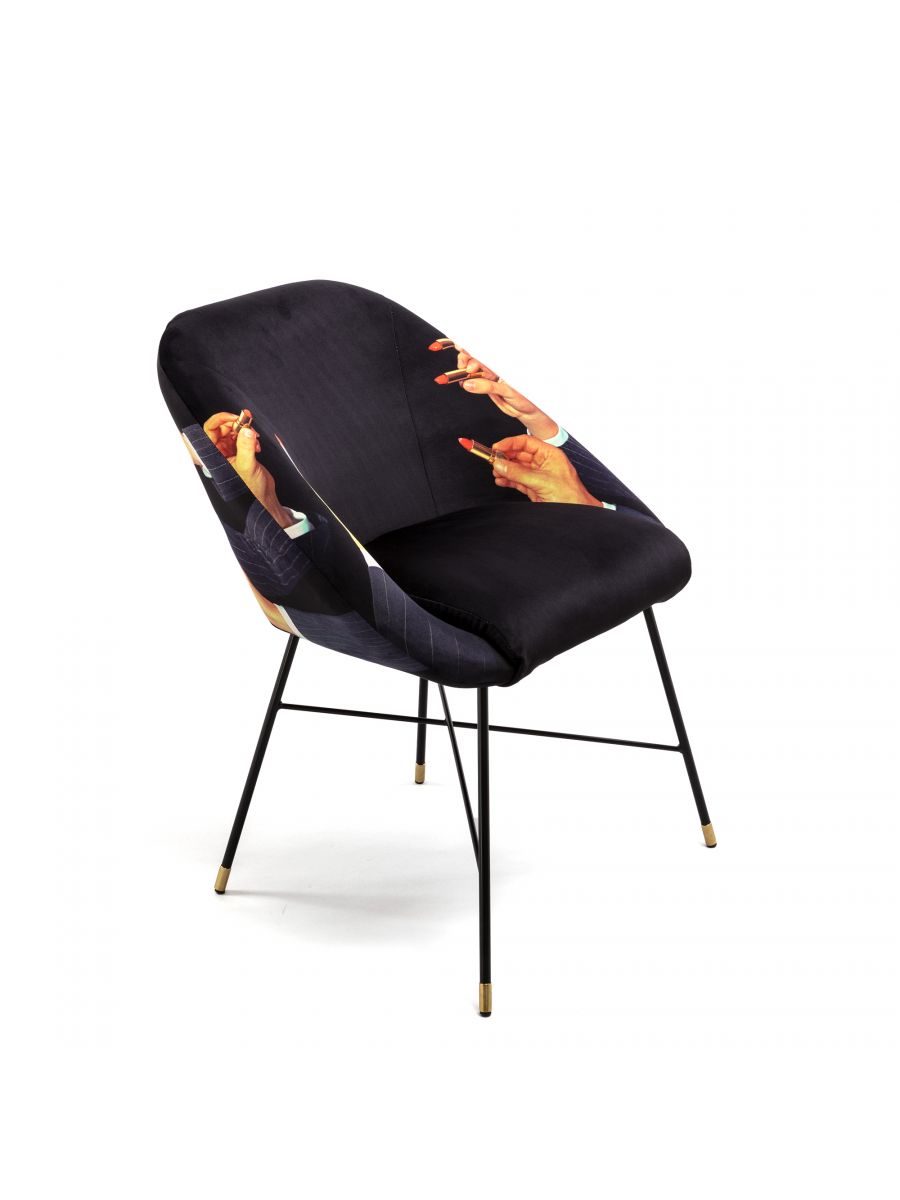 Padded Chair Lipsticks Black