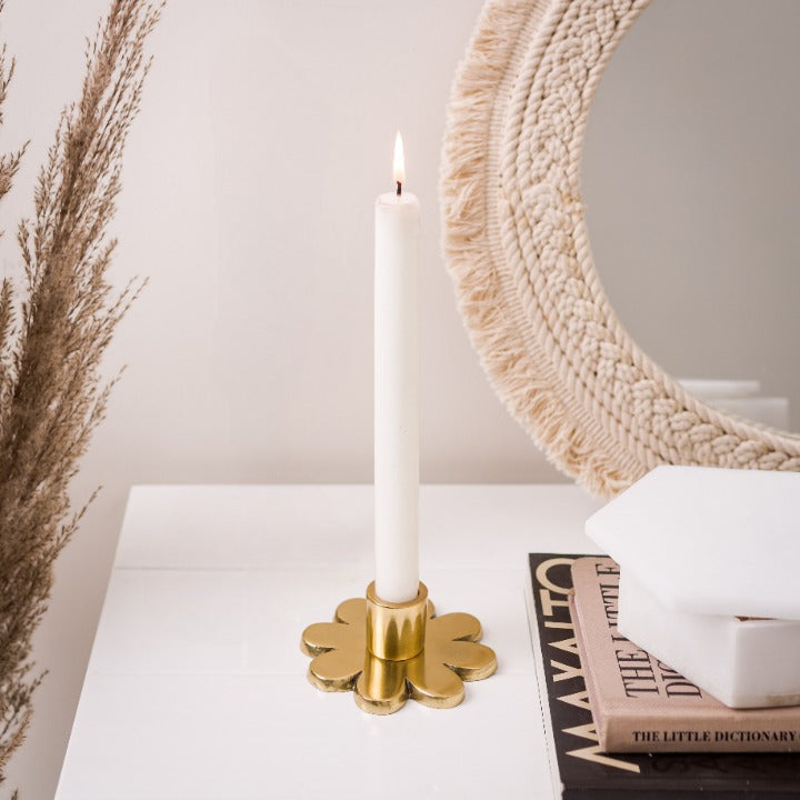 Golden candlestands Set of 2